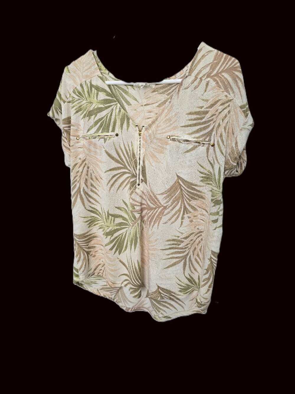 Flower and Feather Blouse